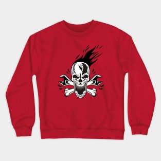 skull motor Crewneck Sweatshirt